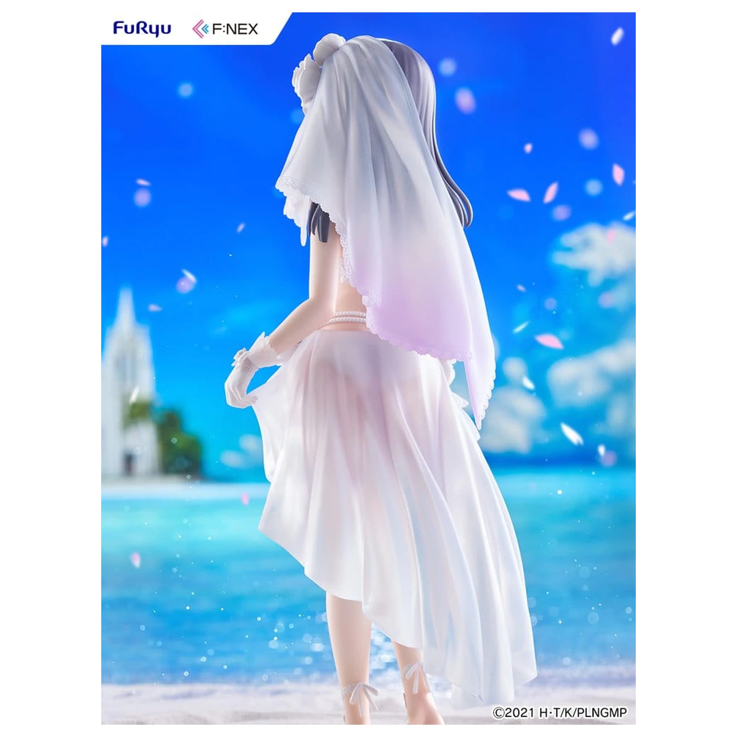 Fate/kaleid liner Prisma Illya: Licht - The Nameless Girl F:NEX PVC figúrka 1/7 Miyu Edelfelt Wedding Swimsuit Ver. 21 cm produktová fotografia
