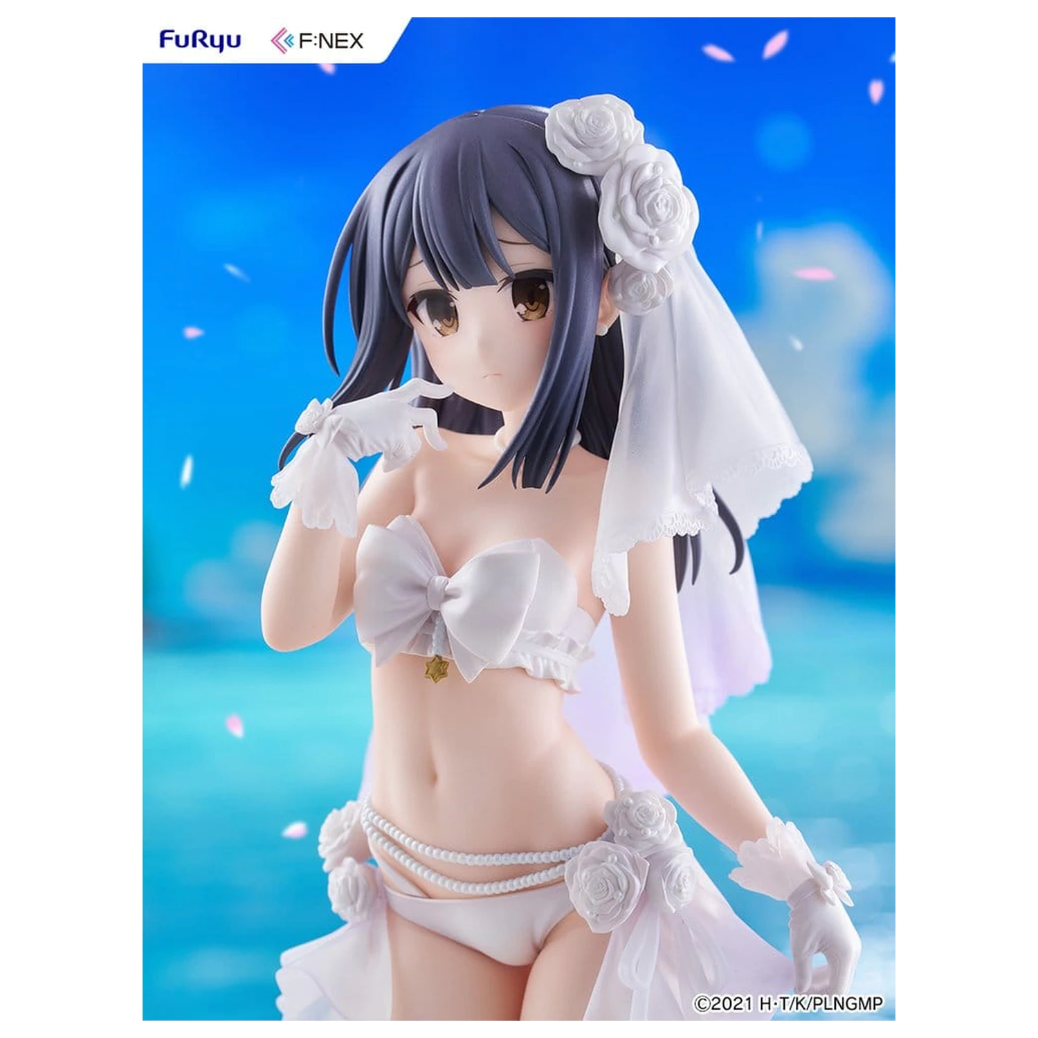 Fate/kaleid liner Prisma Illya: Licht - The Nameless Girl F:NEX PVC figúrka 1/7 Miyu Edelfelt Wedding Swimsuit Ver. 21 cm produktová fotografia