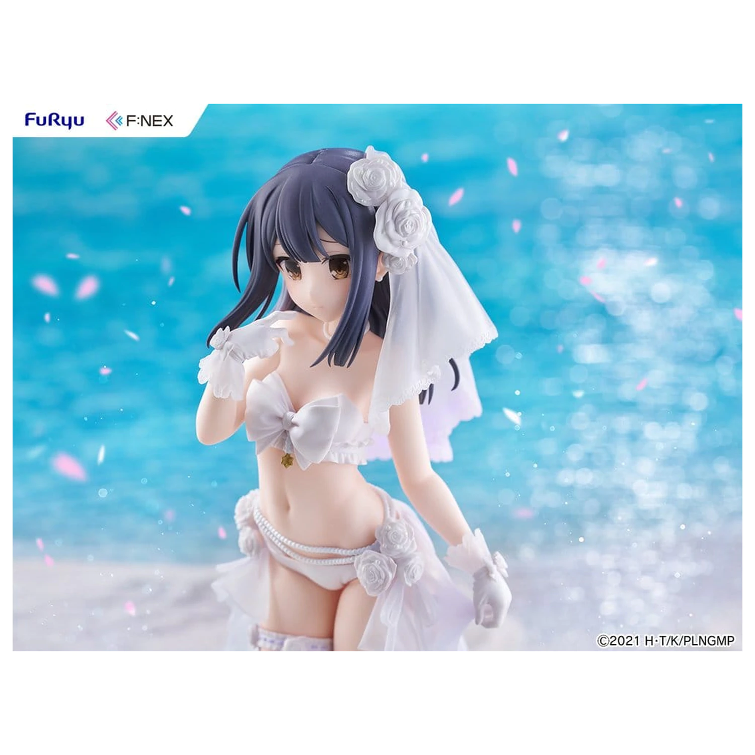 Fate/kaleid liner Prisma Illya: Licht - The Nameless Girl F:NEX PVC figúrka 1/7 Miyu Edelfelt Wedding Swimsuit Ver. 21 cm produktová fotografia