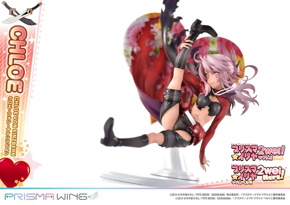 Fate/kaleid liner Prisma Illya Prisma Wing PVC soška 1/7 Chloe von Einzbern 20 cm termékfotó