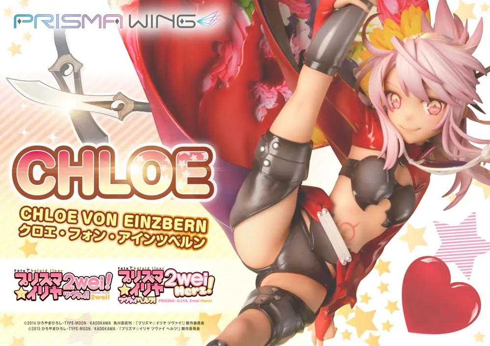 Fate/kaleid liner Prisma Illya Prisma Wing PVC soška 1/7 Chloe von Einzbern 20 cm termékfotó