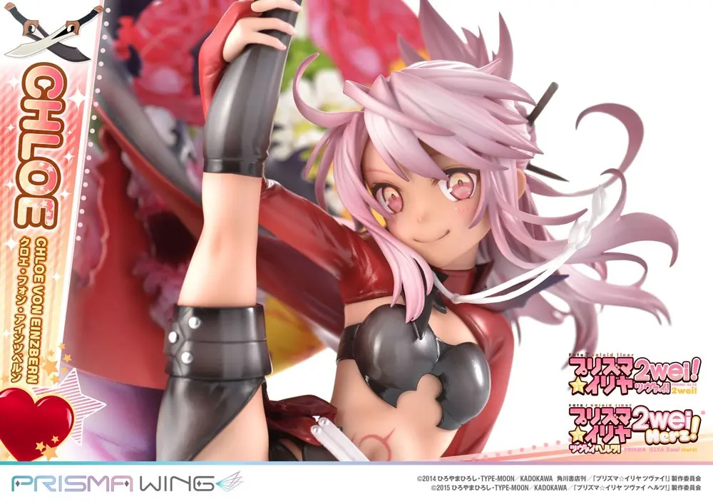 Fate/kaleid liner Prisma Illya Prisma Wing PVC soška 1/7 Chloe von Einzbern 20 cm termékfotó