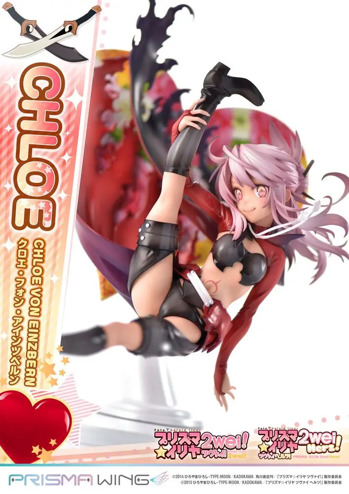 Fate/kaleid liner Prisma Illya Prisma Wing PVC soška 1/7 Chloe von Einzbern 20 cm termékfotó