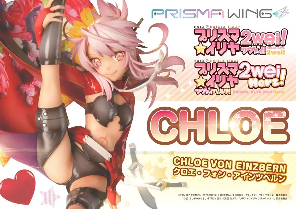 Fate/kaleid liner Prisma Illya Prisma Wing PVC soška 1/7 Chloe von Einzbern 20 cm termékfotó