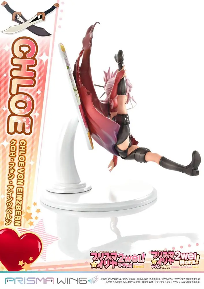 Fate/kaleid liner Prisma Illya Prisma Wing PVC soška 1/7 Chloe von Einzbern 20 cm termékfotó