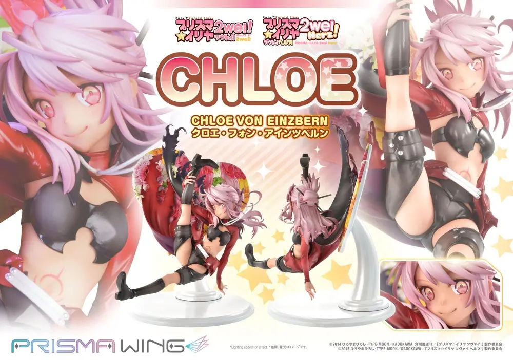 Fate/kaleid liner Prisma Illya Prisma Wing PVC soška 1/7 Chloe von Einzbern 20 cm termékfotó