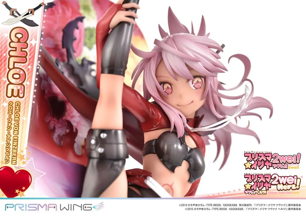 Fate/kaleid liner Prisma Illya Prisma Wing PVC soška 1/7 Chloe von Einzbern 20 cm termékfotó