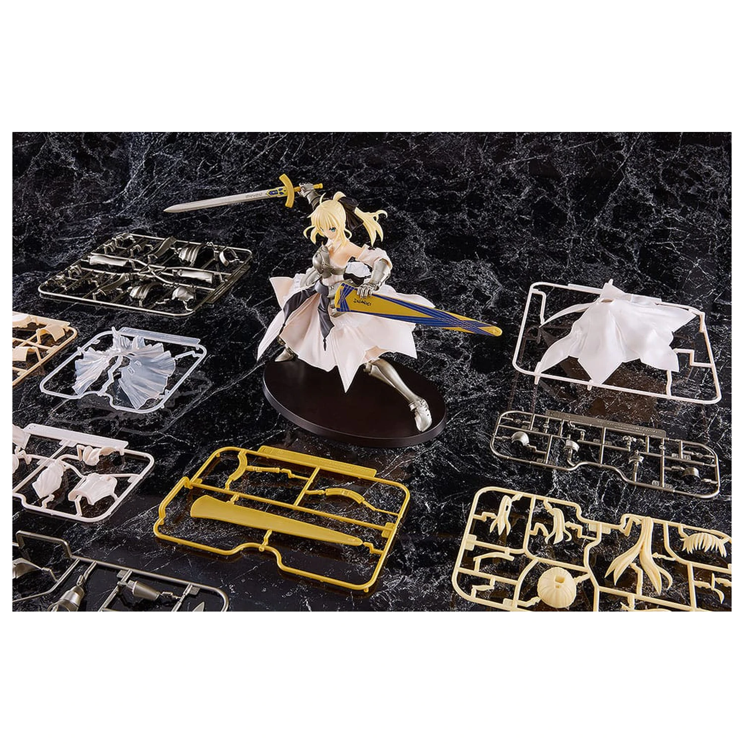 Fate/Stay Night Plamatea Plastic Model Kit Reincarnation Saber Lily Distant Avalon 20 cm produktová fotografia