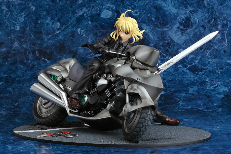 Fate/Zero Socha 1/8 Saber & Saber Motored Cuirassier (re-run) 16 cm produktová fotografia