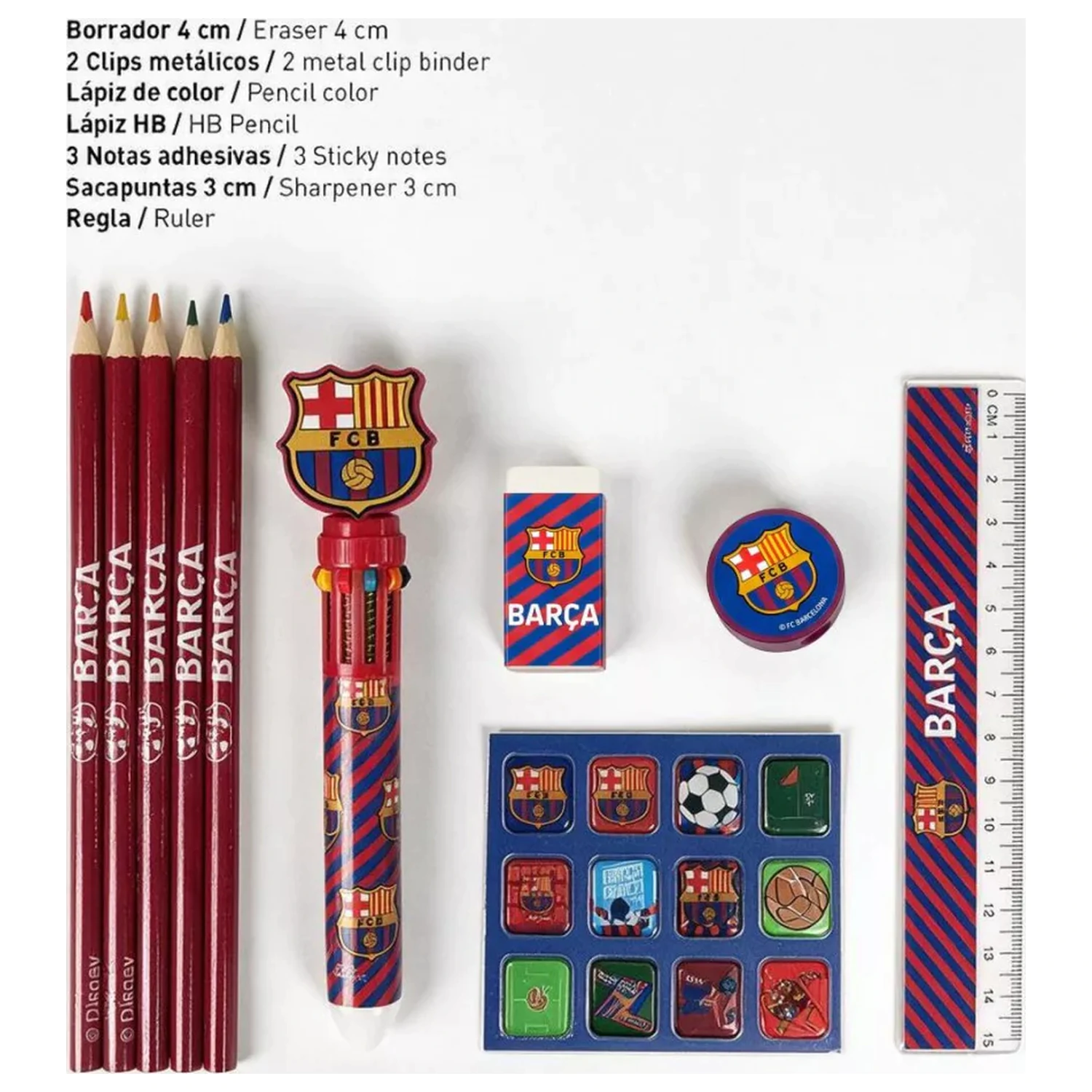 FC Barcelona Barca Súprava písacích potrieb produktová fotografia