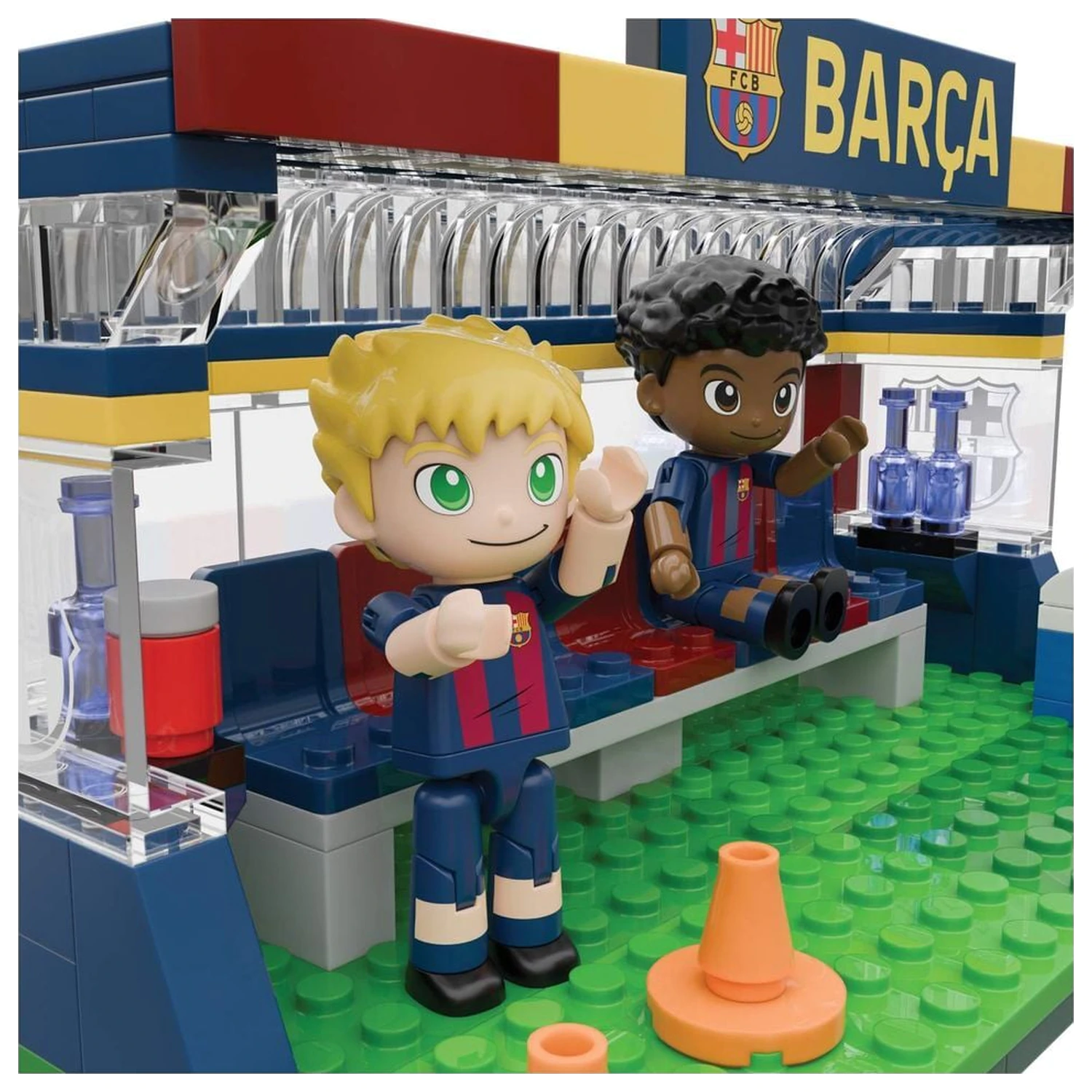 Sada lavičiek FC Barcelona s figúrkami, 226 kusov produktová fotografia