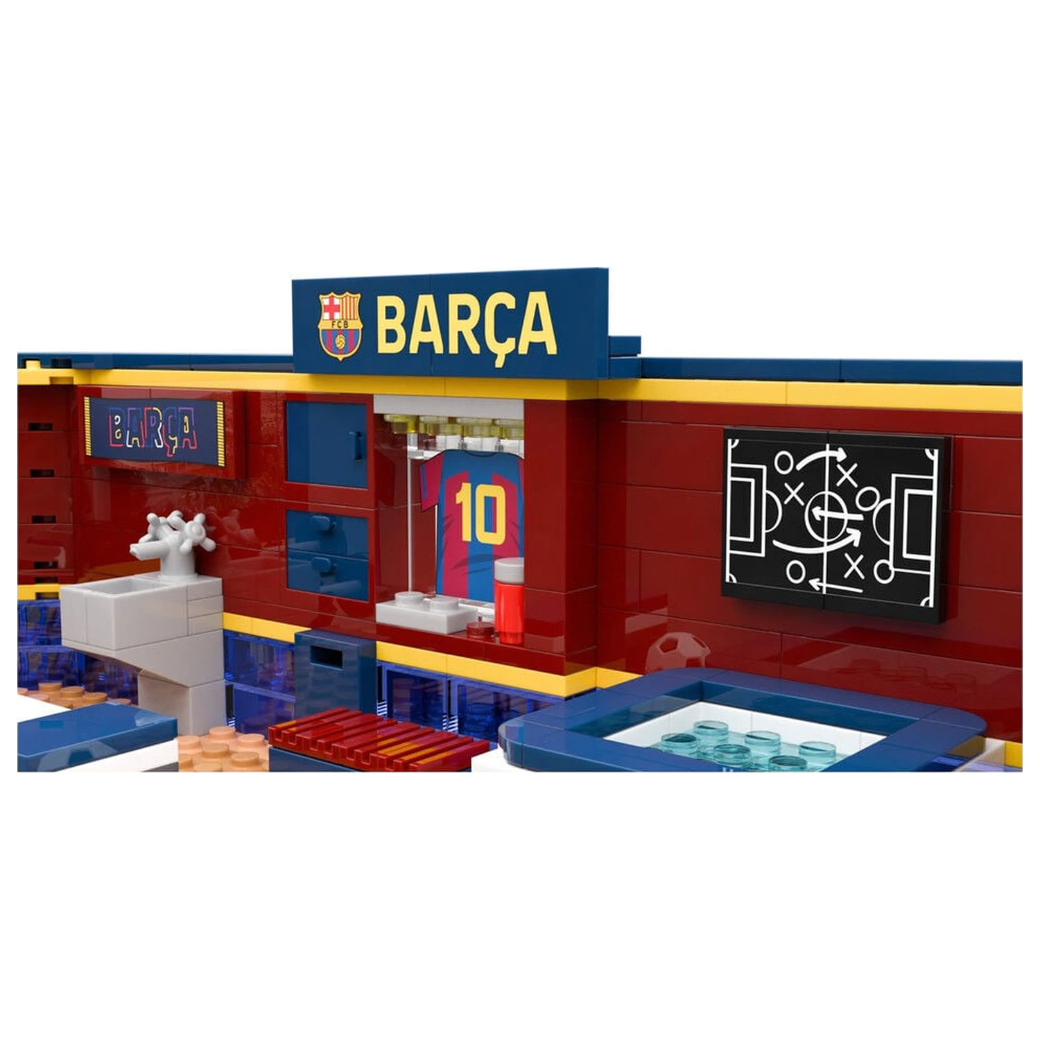 FC Barcelona súprava šatne s figúrkou 439ks produktová fotografia