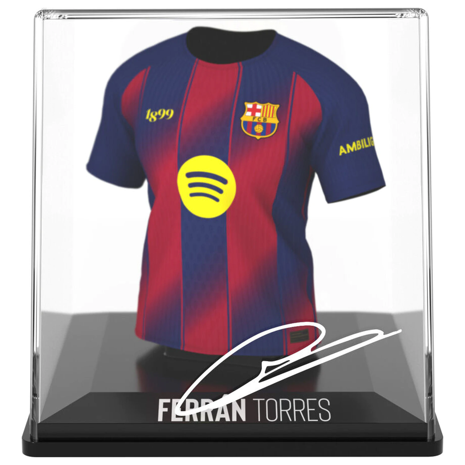 FC Barcelona Ferrán Torres mini figúrka s tričkom produktová fotografia