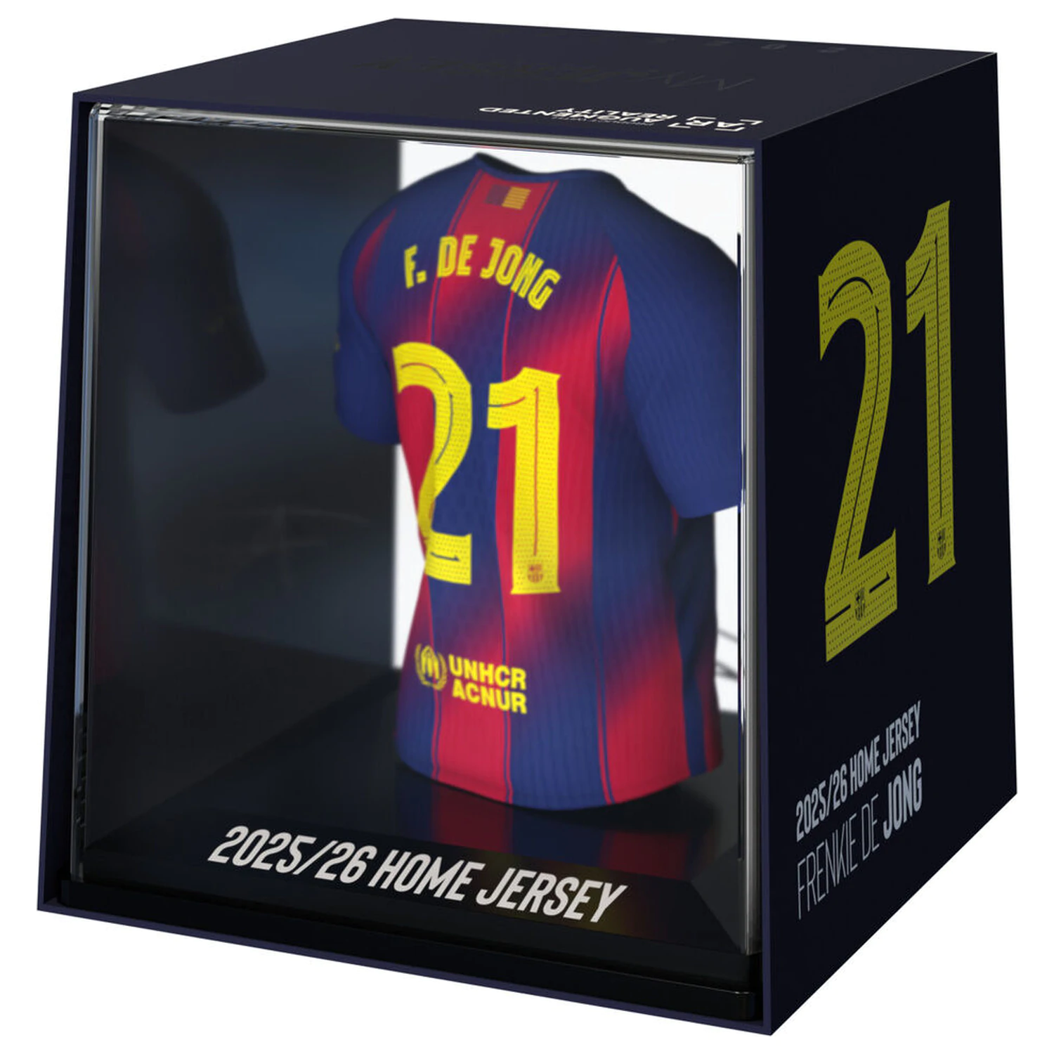 FC Barcelona Frenkie de Jong figúrka mini tričko produktová fotografia