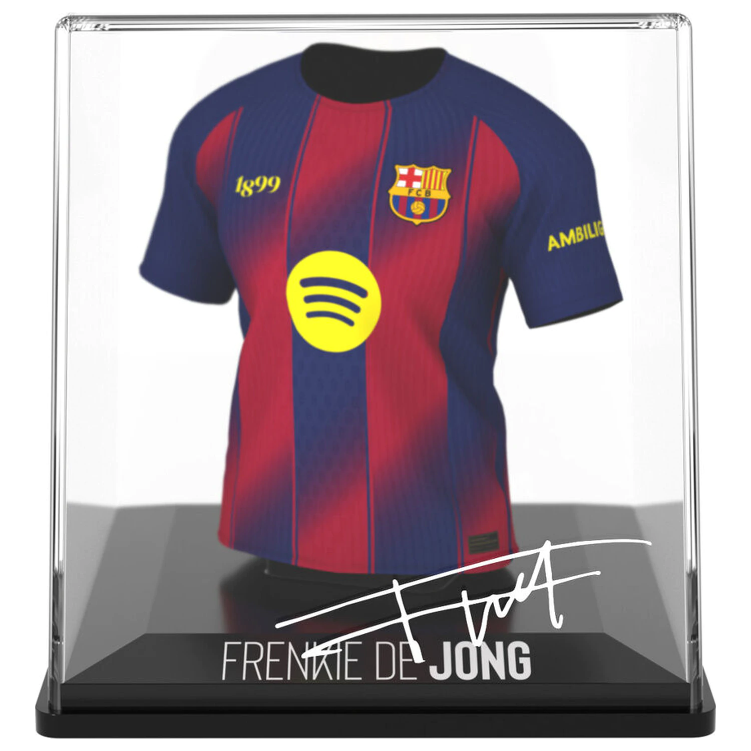 FC Barcelona Frenkie de Jong figúrka mini tričko produktová fotografia