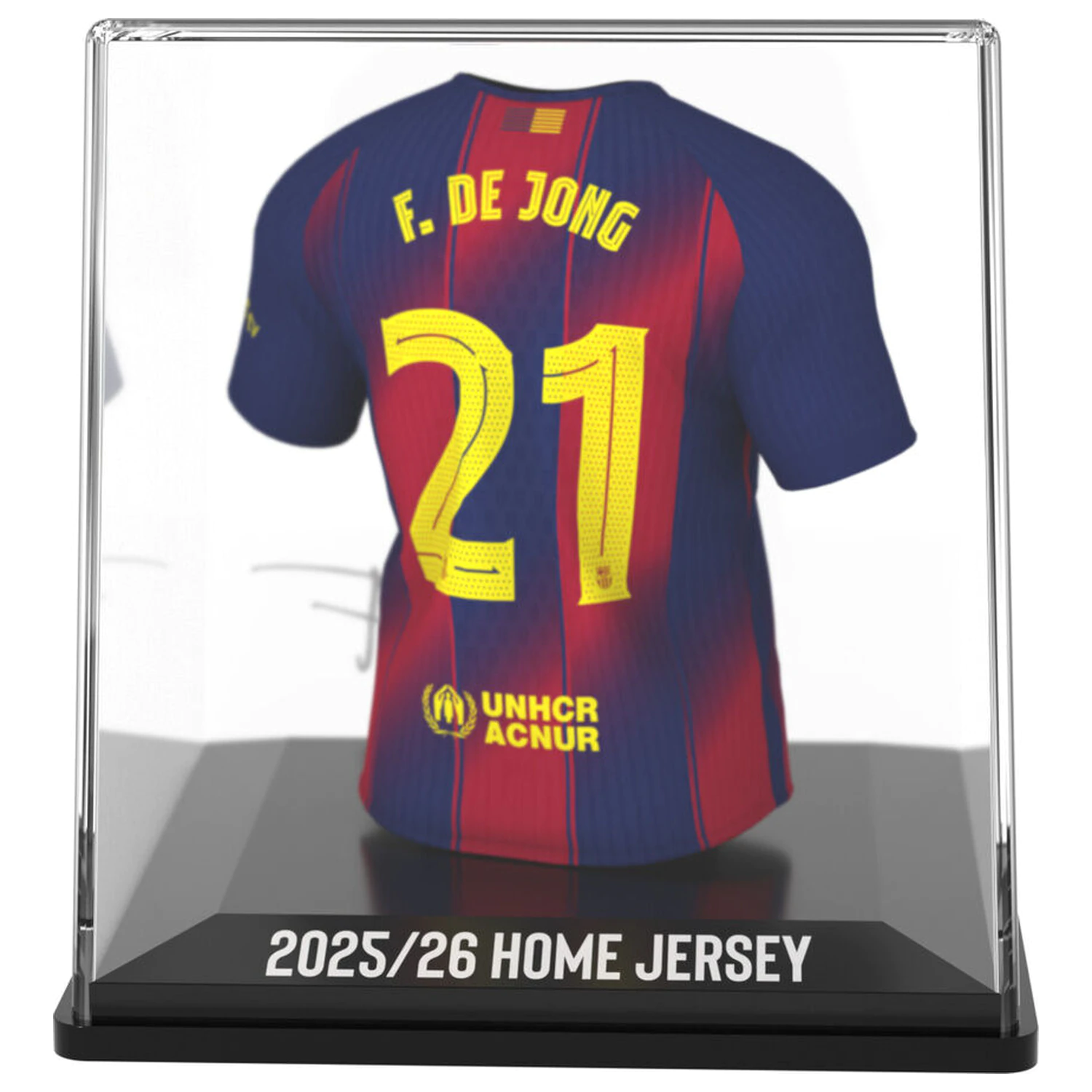 FC Barcelona Frenkie de Jong figúrka mini tričko produktová fotografia