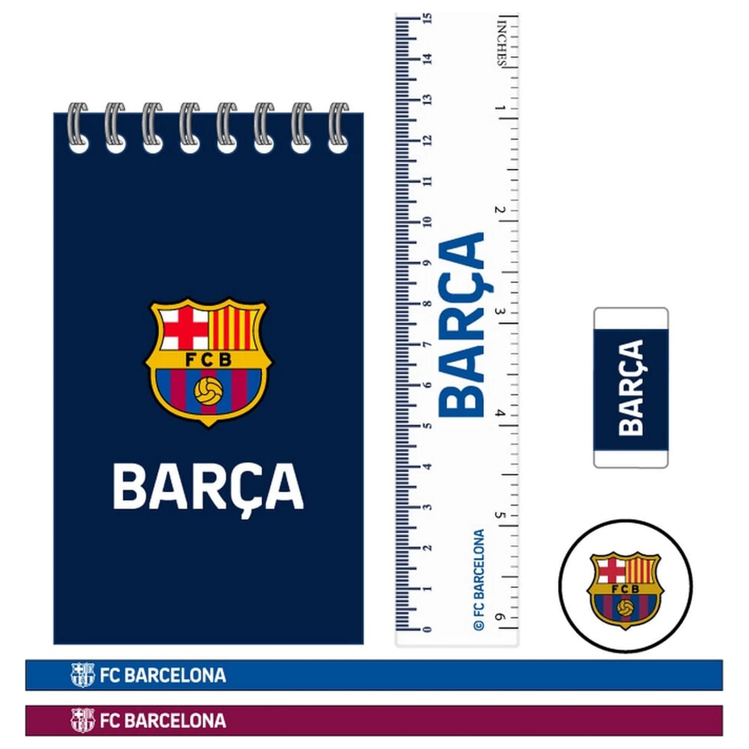 FC Barcelona súprava písacích potrieb produktová fotografia