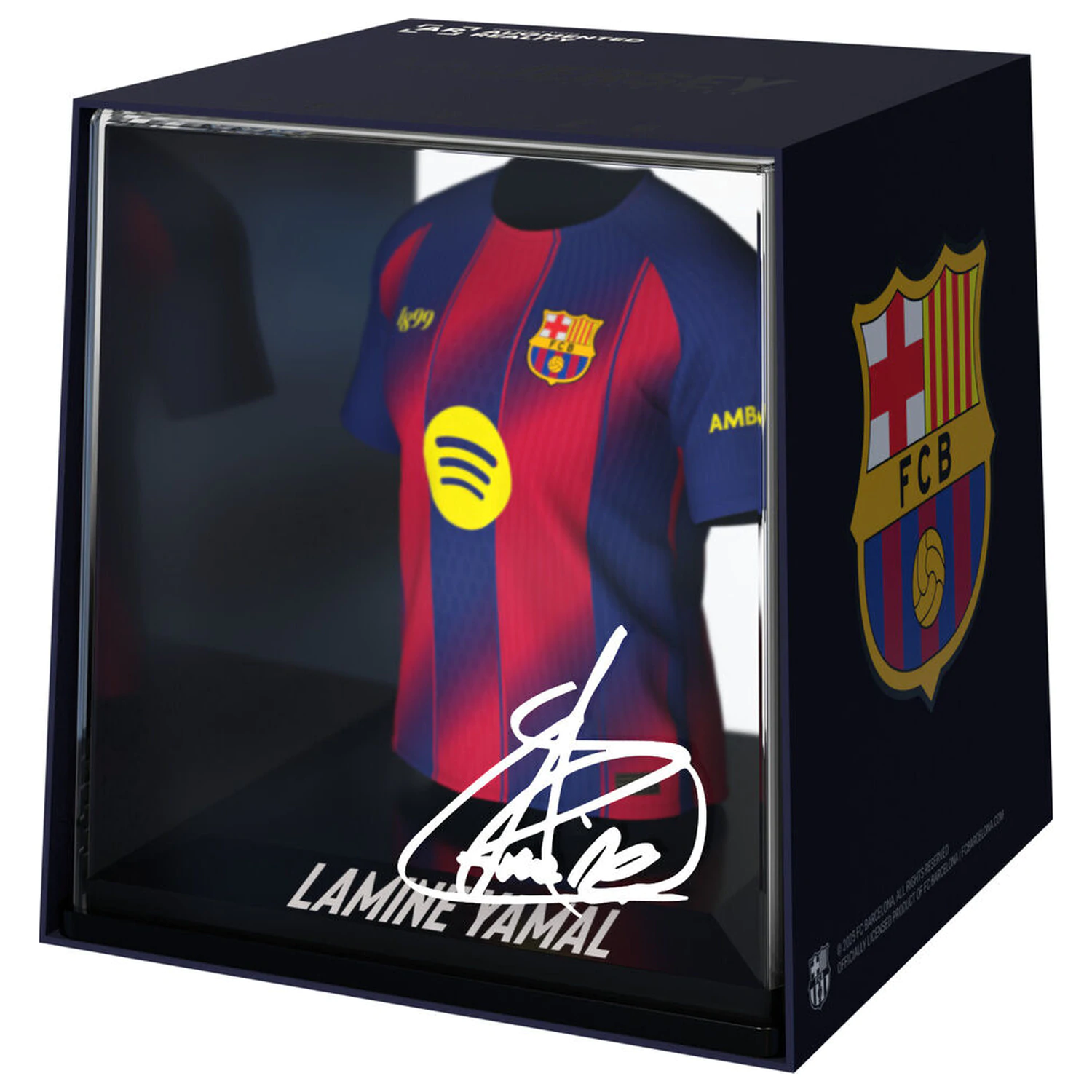 FC Barcelona Lamine Yamal mini figúrka trička produktová fotografia