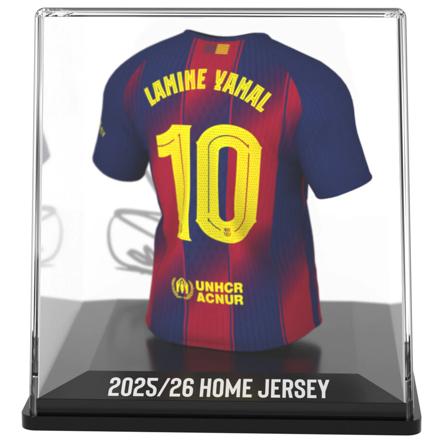 FC Barcelona Lamine Yamal mini figúrka trička produktová fotografia