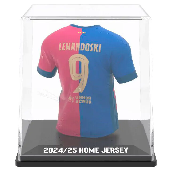 FC Barcelona Lewandowski mini figúrka v tvare trička produktová fotografia