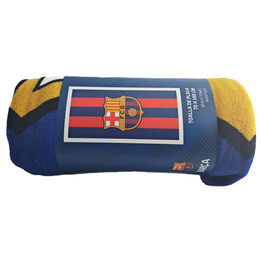 FC Barcelona mikrovláknová plážová osuška produktová fotografia