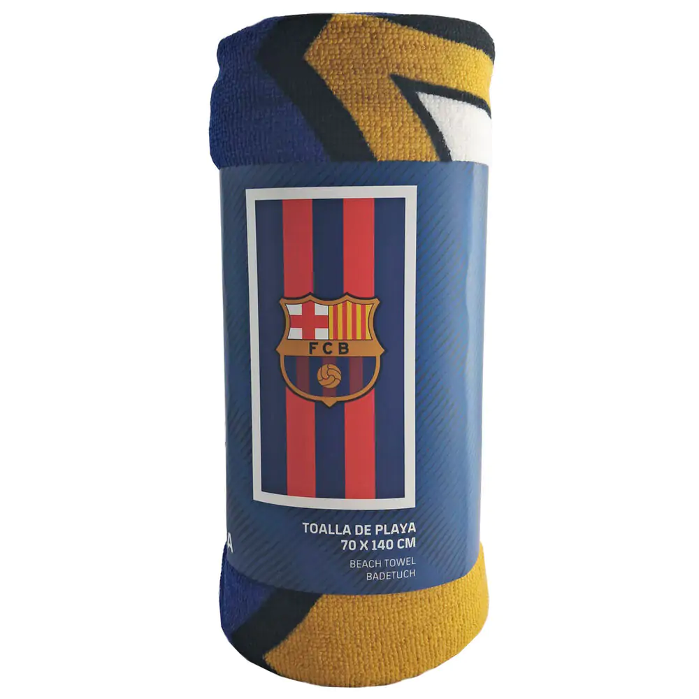 FC Barcelona mikrovláknová plážová osuška produktová fotografia