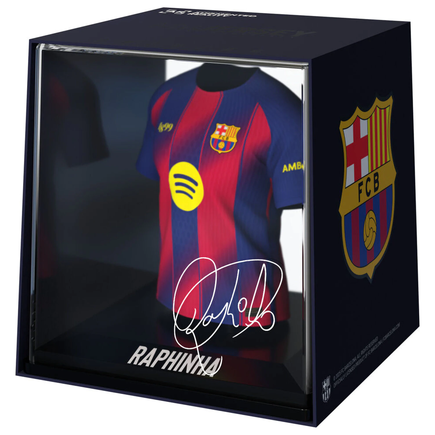 FC Barcelona Raphinha figúrka mini trička produktová fotografia