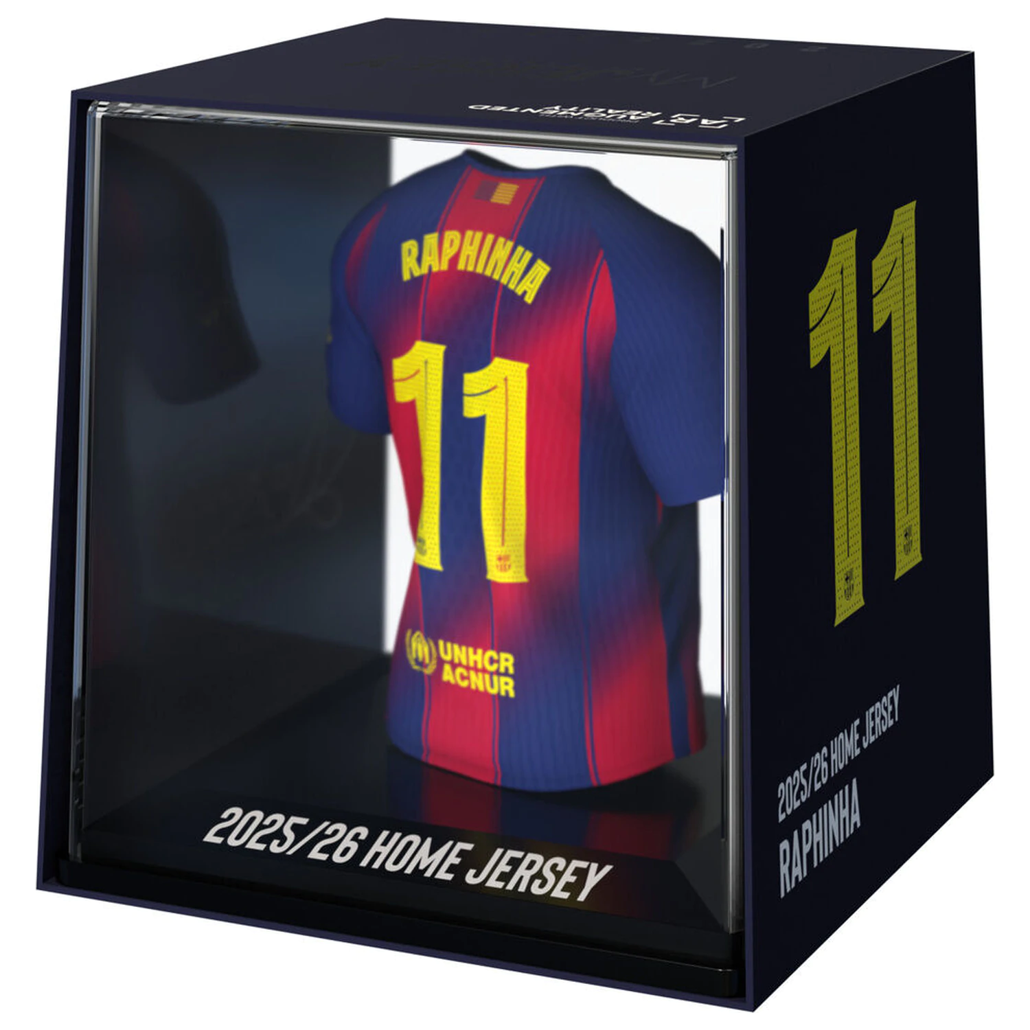 FC Barcelona Raphinha figúrka mini trička produktová fotografia