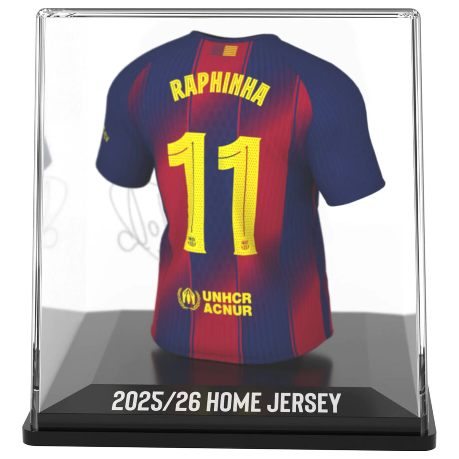 FC Barcelona Raphinha figúrka mini trička produktová fotografia