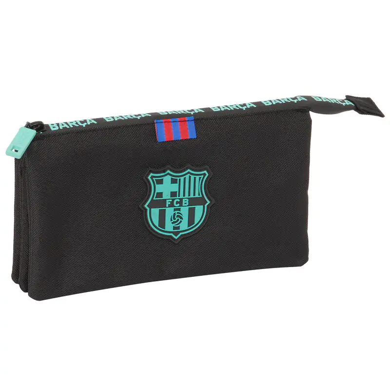 FC Barcelona trojité puzdro na ceruzky produktová fotografia