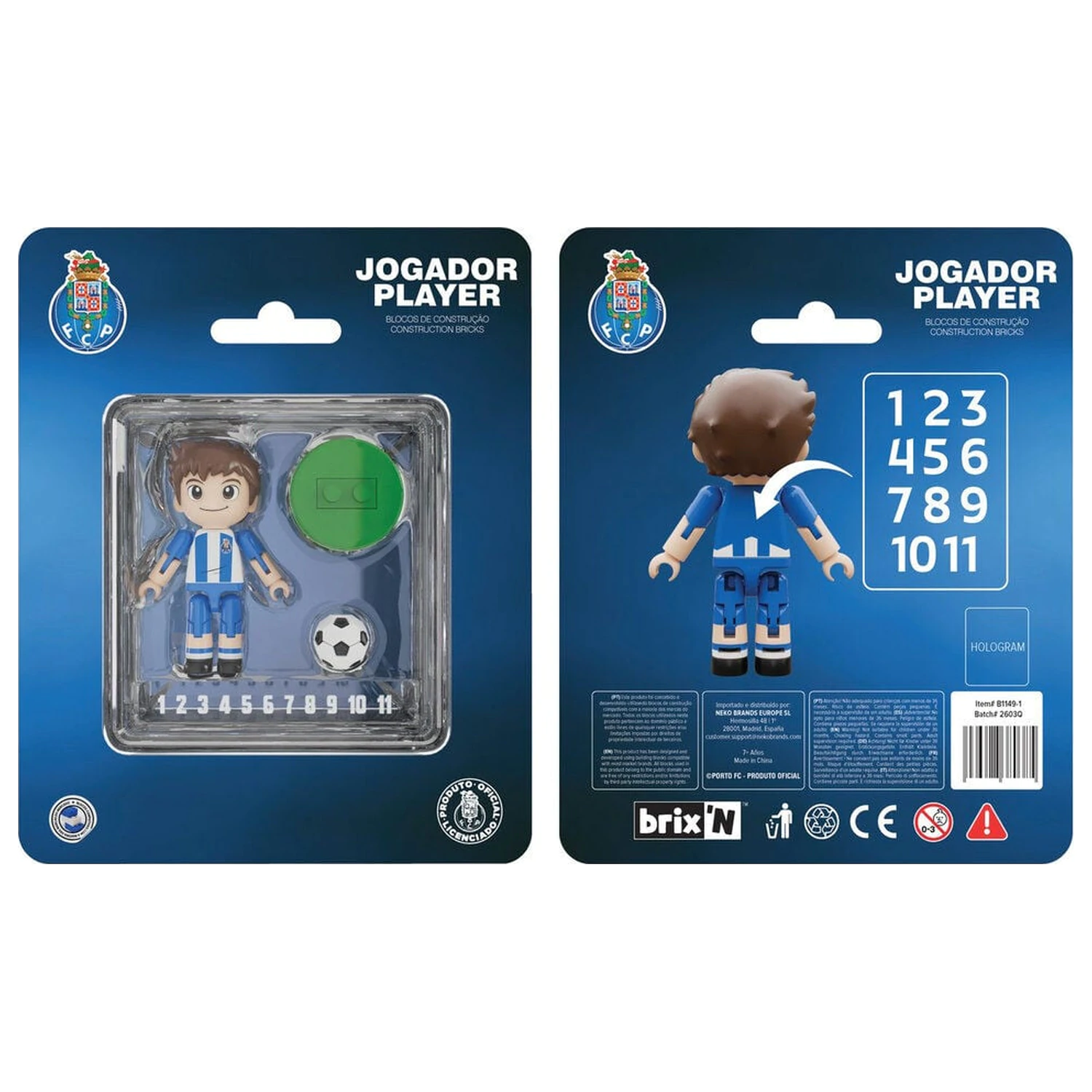 FC Porto figúrka hráča 4cm produktová fotografia