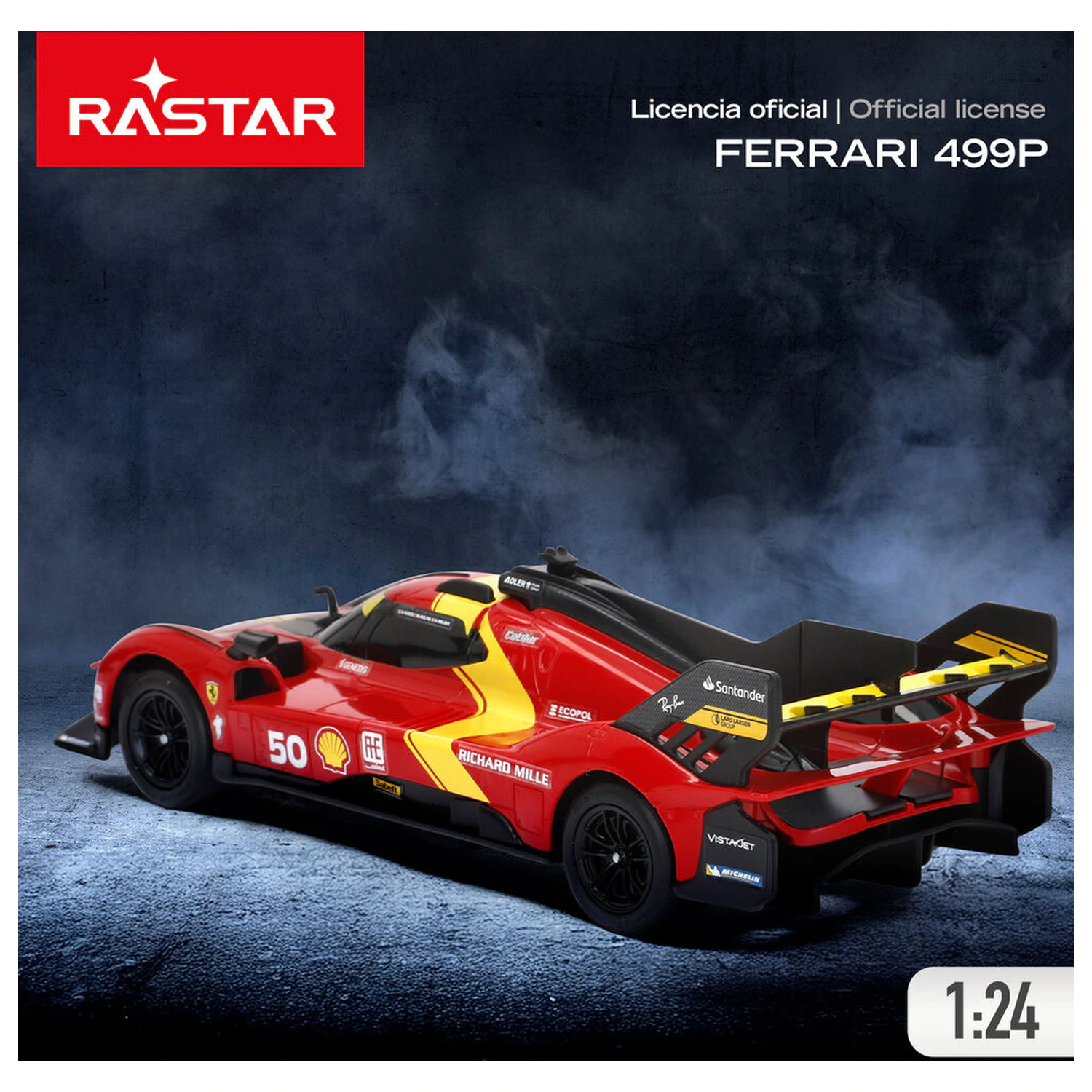 Ferrari 499P auto na diaľkové ovládanie produktová fotografia