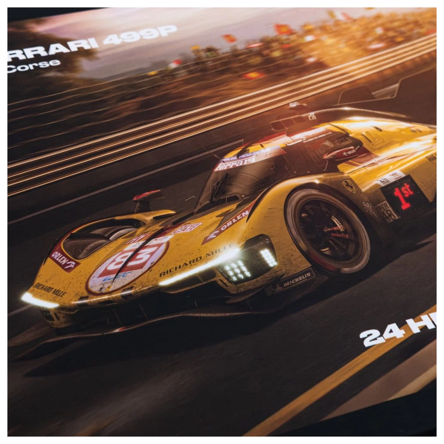Ferrari AF Corse Puzzle 499P 24 Heures du Mans 2025 Víťaz (1000 kusov) 48 x 68 cm produktová fotografia