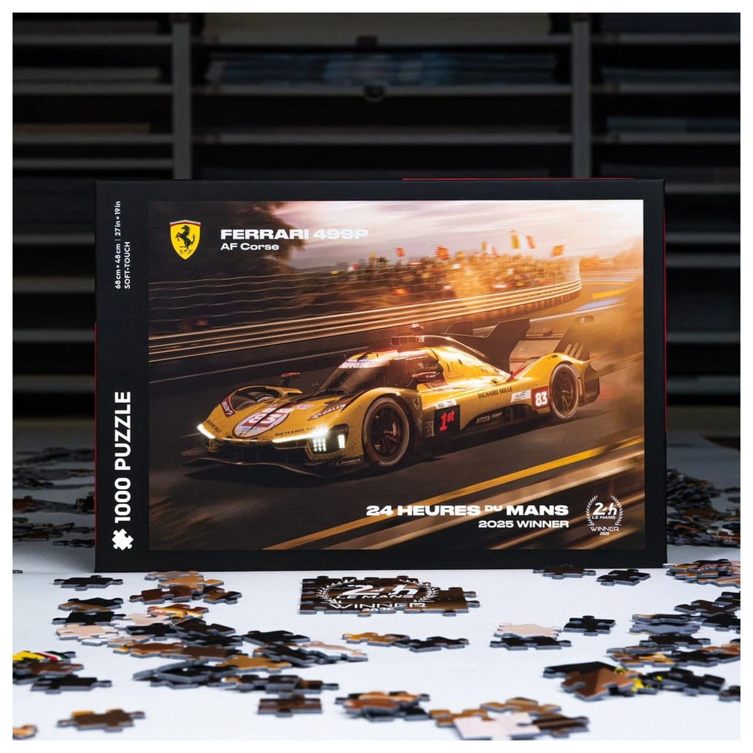 Ferrari AF Corse Puzzle 499P 24 Heures du Mans 2025 Víťaz (1000 kusov) 48 x 68 cm produktová fotografia