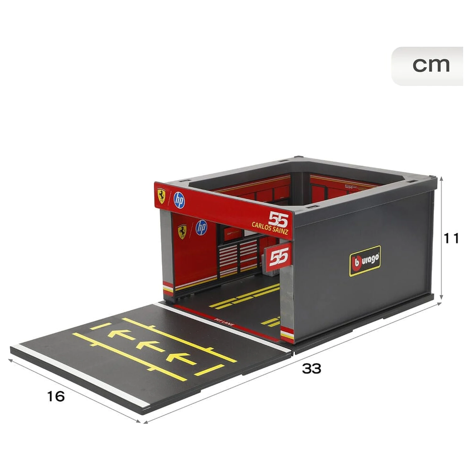 Ferrari F1 2023 Diorama Box produktová fotografia