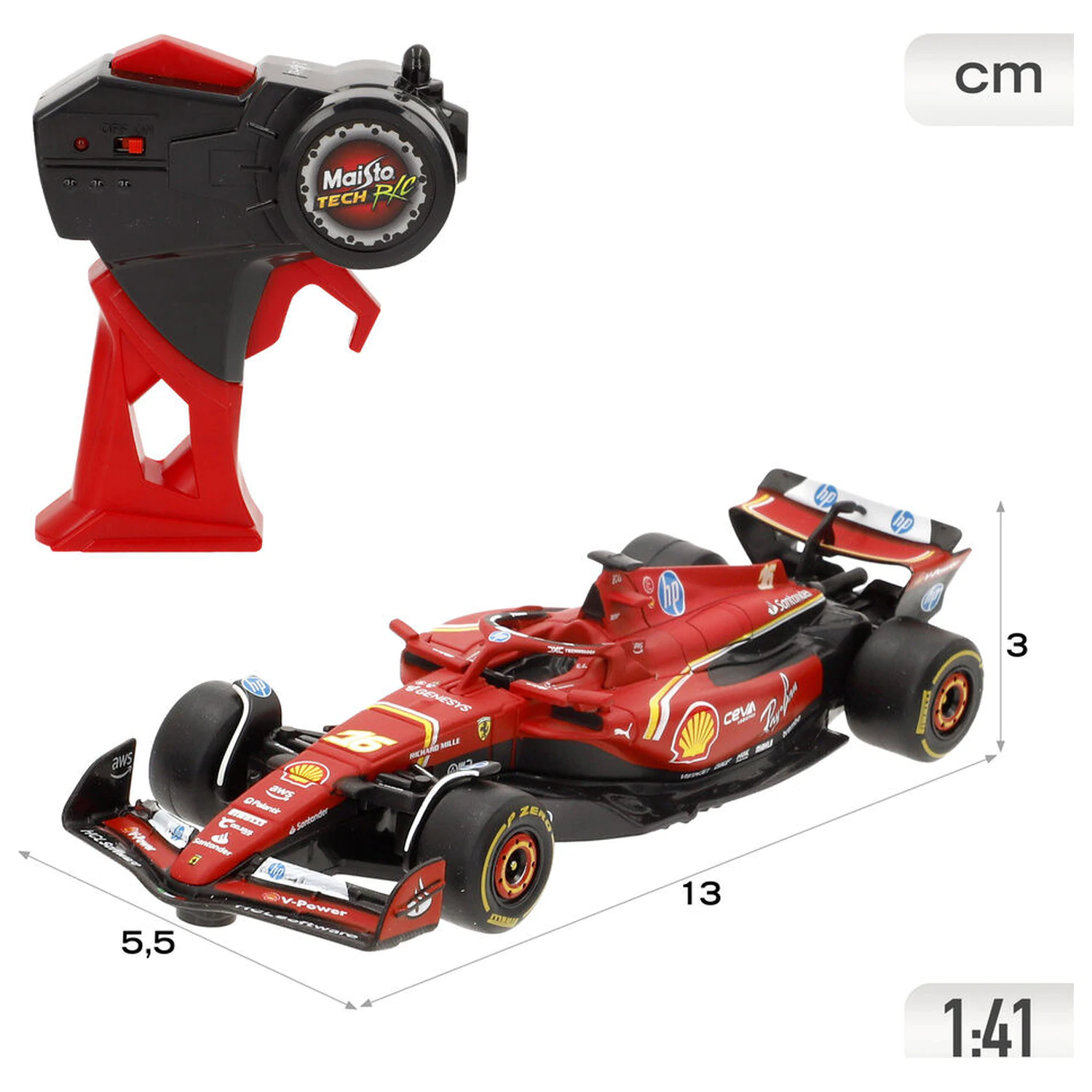 Ferrari SF-24 rádiom ovládané auto produktová fotografia