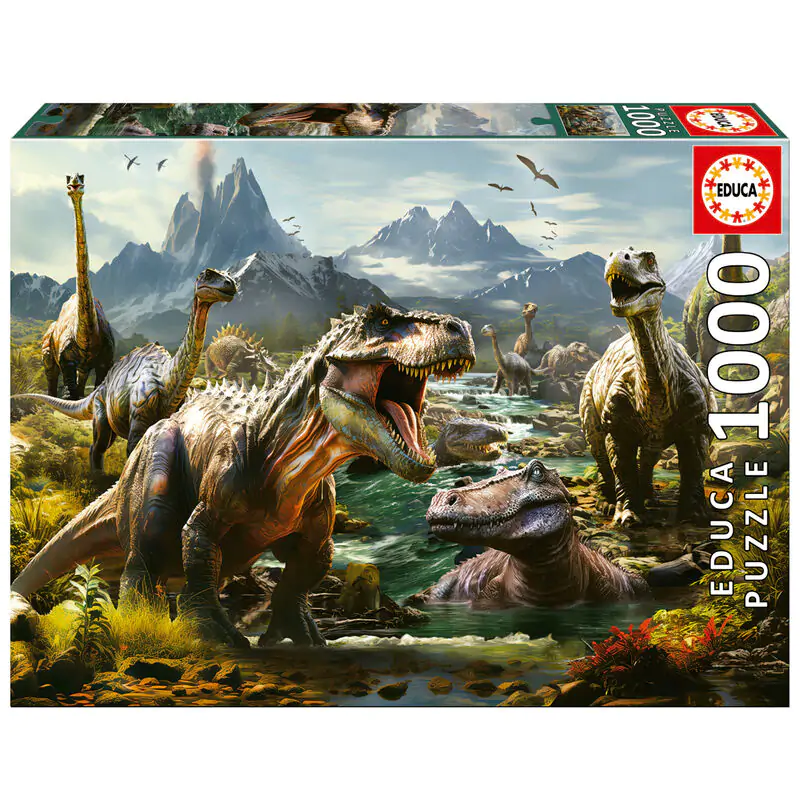 Fierce Dinosaurs puzzle 1000 dielikov produktová fotografia