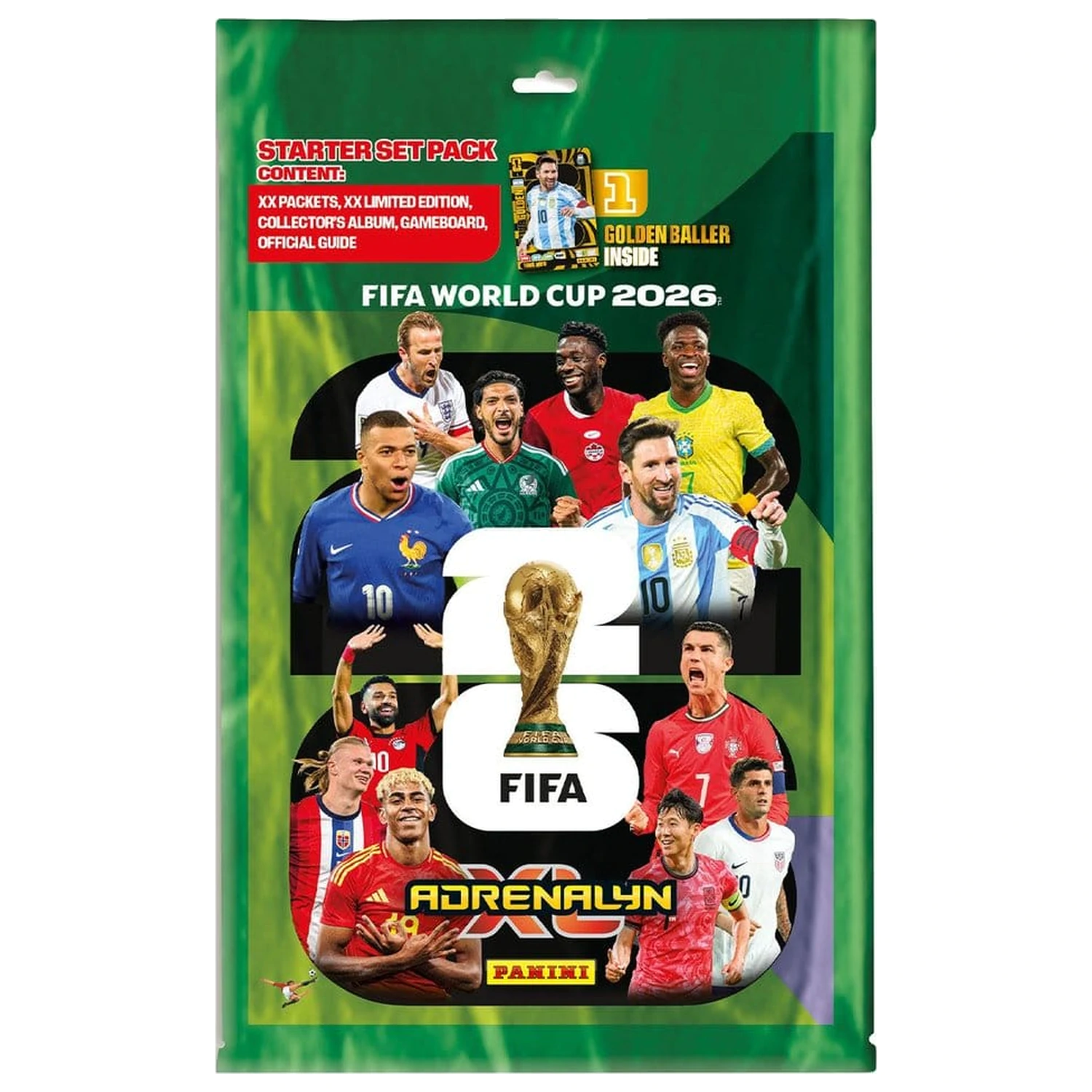 FIFA World Cup 2026 Adrenalyn XL Zberateľské karty štartovací balíček *Nemecká verzia* produktová fotografia
