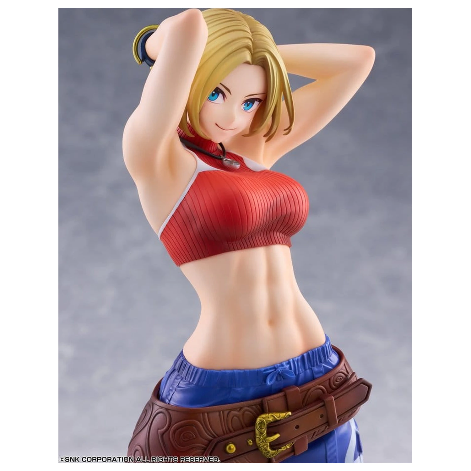 Fighting Girls Collection The King of Fighters XV PVC figúrka 1/7 Blue Mary AmiAmi Limited Edition 26 cm produktová fotografia