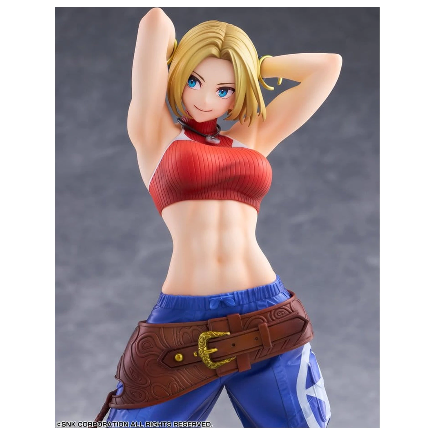 Fighting Girls Collection The King of Fighters XV PVC figúrka 1/7 Blue Mary AmiAmi Limited Edition 26 cm produktová fotografia