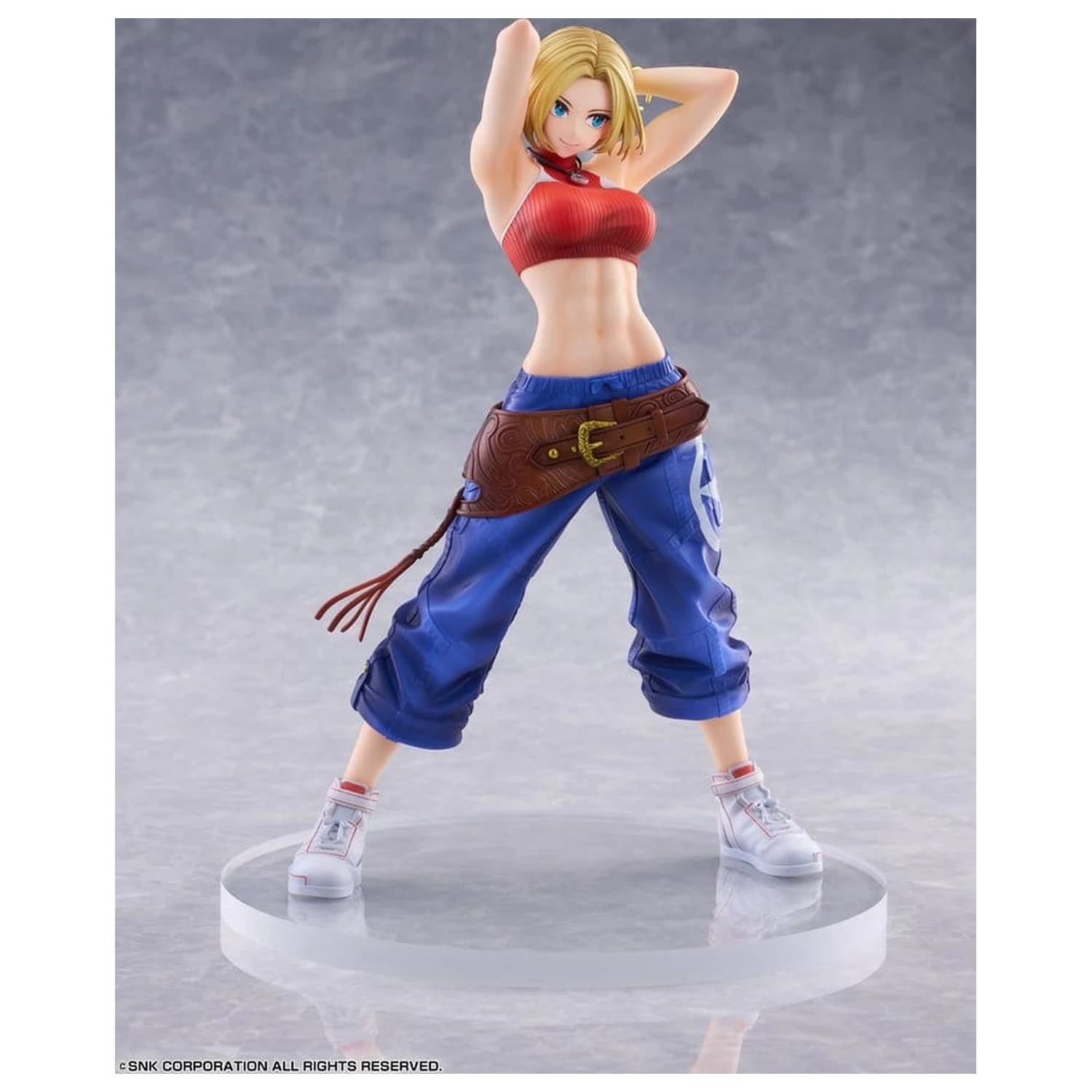Fighting Girls Collection The King of Fighters XV PVC figúrka 1/7 Blue Mary AmiAmi Limited Edition 26 cm produktová fotografia