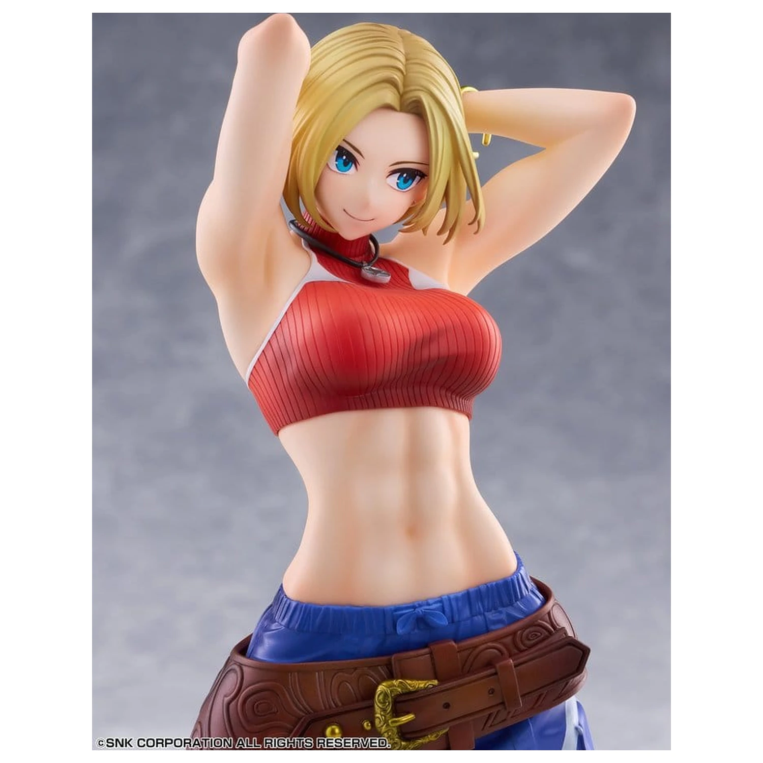 Fighting Girls Collection The King of Fighters XV PVC figúrka 1/7 Blue Mary AmiAmi Limited Edition 26 cm produktová fotografia