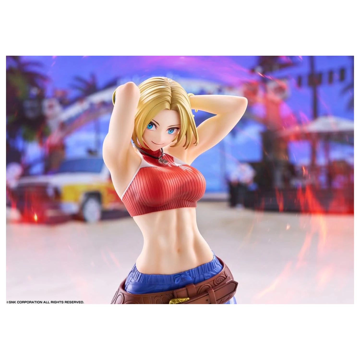 Fighting Girls Collection The King of Fighters XV PVC figúrka 1/7 Blue Mary AmiAmi Limited Edition 26 cm produktová fotografia
