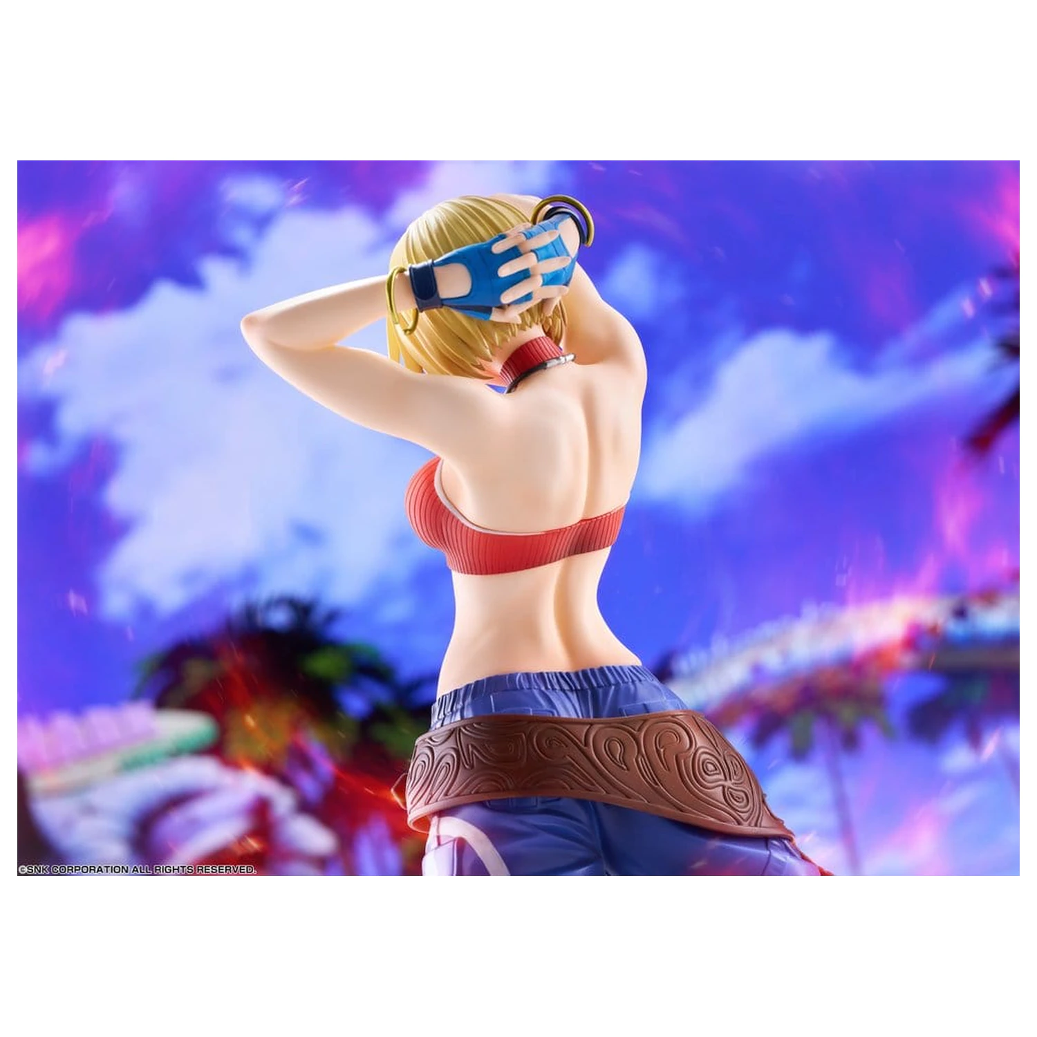 Fighting Girls Collection The King of Fighters XV PVC figúrka 1/7 Blue Mary AmiAmi Limited Edition 26 cm produktová fotografia