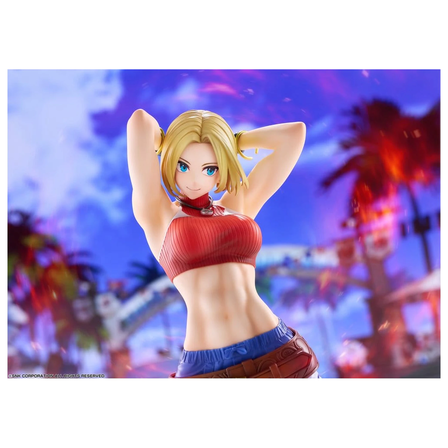Fighting Girls Collection The King of Fighters XV PVC figúrka 1/7 Blue Mary AmiAmi Limited Edition 26 cm produktová fotografia