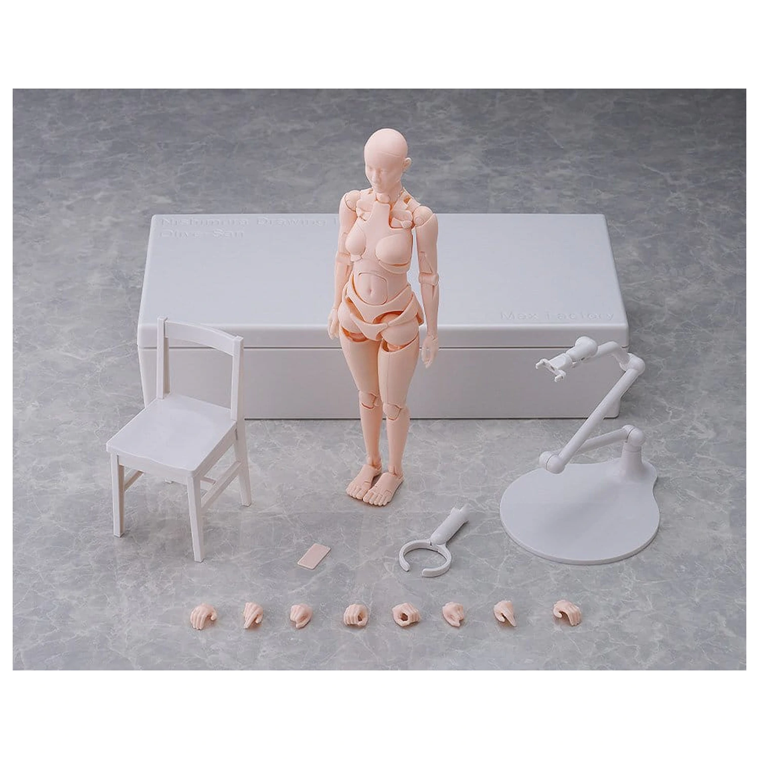 Figma akčná figúrka Nishimura Style Drawing Doll Olive Flesh 21 cm produktová fotografia