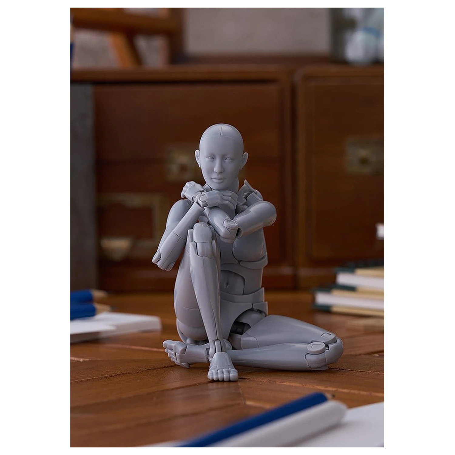 Figma Action Figure Nishimura Style Drawing Doll Olive Gray 21 cm produktová fotografia