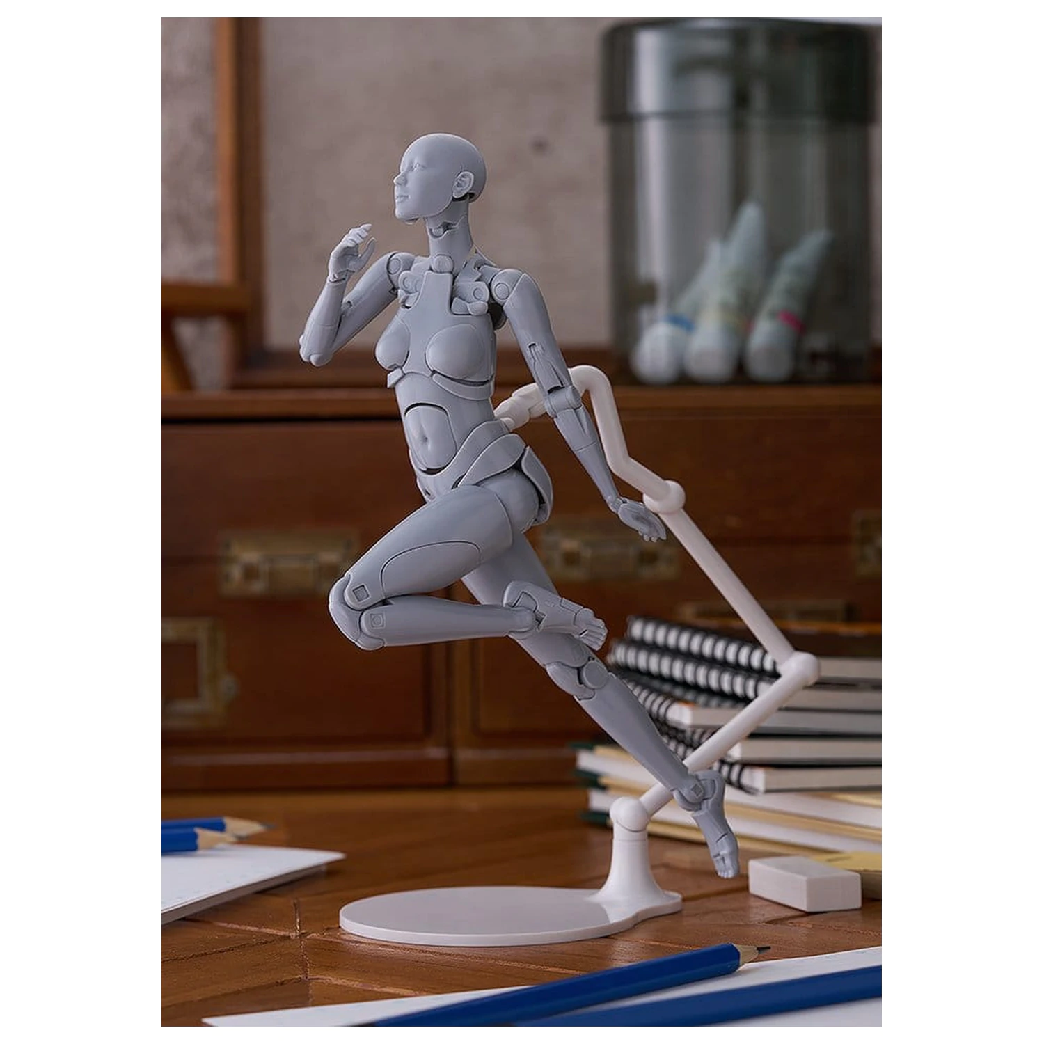 Figma Action Figure Nishimura Style Drawing Doll Olive Gray 21 cm produktová fotografia