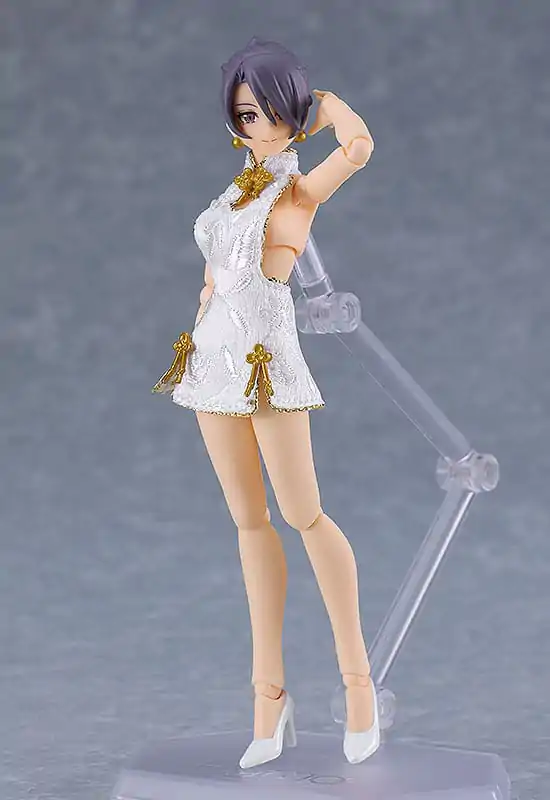 Figma diely štýlov pre akčné figúrky 1/12 Styles mini sukňa Chinese dress (biela) produktová fotografia
