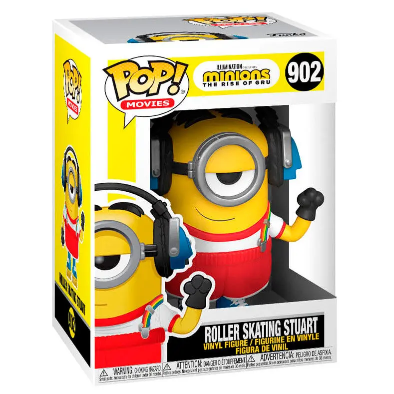 Minions II POP! Movies Vinylová figúrka Skater Stuart 9 cm produktová fotografia